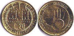 San Marino 20 lire 1977