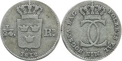 coin Sweden 1/24 riksdaler 1812