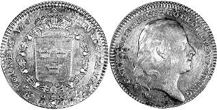 coin Sweden 1/6 riksdaler 1814