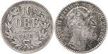 coin Sweden 10 ore 1873