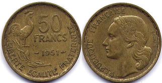 France 50 francs 1951