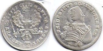 Prussia 18 grosze 1751