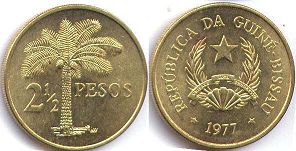 Guinea-Bissau 2 1/2 pesos GUINE-BISSAU