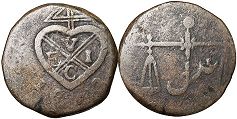 coin East India Сompany 1 pice 1813