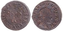 coin Charleville denier 1653