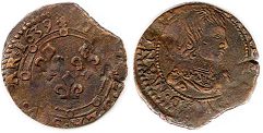 coin Charleville double denier 1639