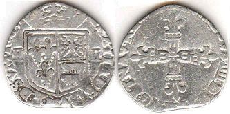 coin Bearn 1/4 ecu 1604