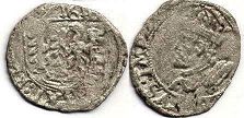 coin Besancon carolus (1/2 groschen) 1616
