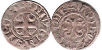 coin Burgundy denier 1218-1272