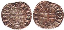 coin Burgundy denier 1305-1315