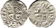 coin Champagne denier 1125-1152