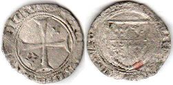 coin Dauphine Blanc small (6 denier) no date (1475)