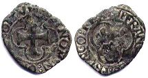 coin Dauphine double denier no date (1515-40)