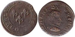coin Orange 2 denier 1637