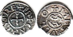 coin Poitou denier no date (843-877)