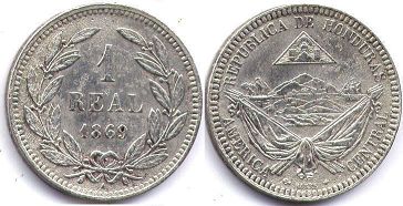 Honduras 1 real 1869