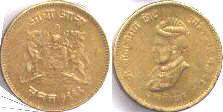 Gwalior 1/2 anna 1942