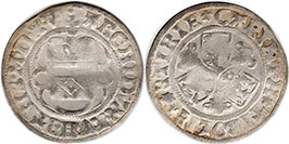 coin Austria half batzen (2 kreuzer) 1515