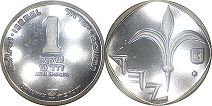 coin Israel 1 new sheqel 2003