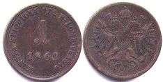 Lombardy-Venetia 1 soldo 1862
