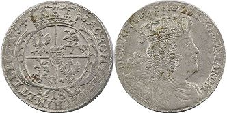 coin Poland tympf 1753