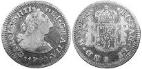 coin Mexico 1/2 real 1790