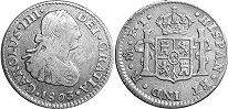 coin Mexico 1/2 real 1803