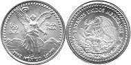 Mexico moneda 1/20 onza 1992