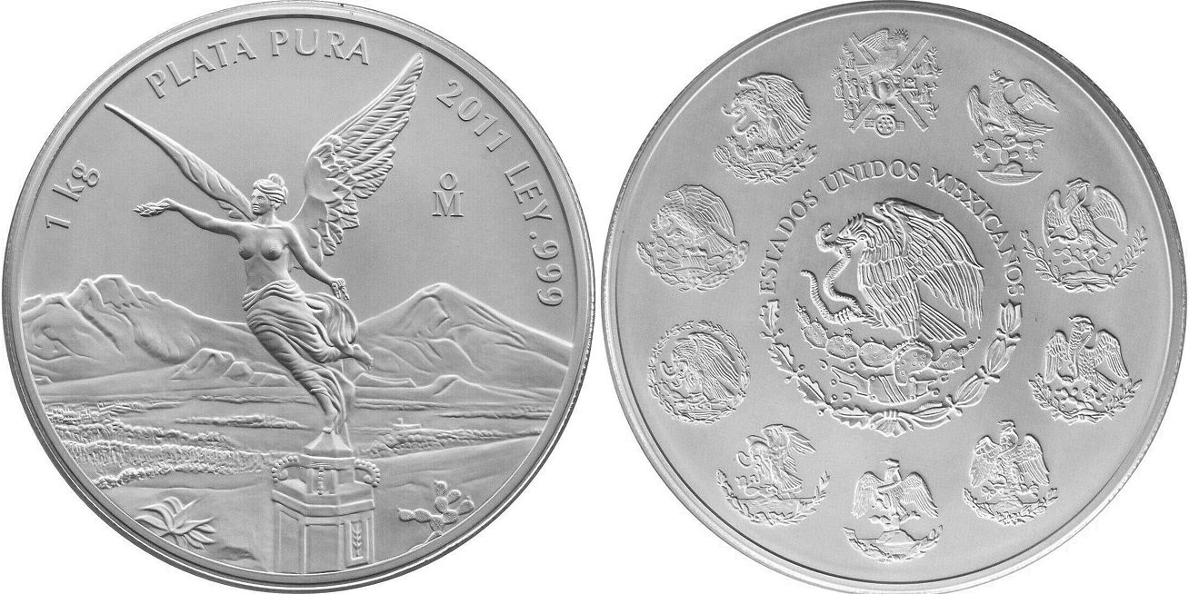Mexico moneda 1 kilo 2011