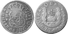 coin Mexico 1 real 1742