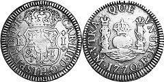 coin Mexico 1 real 1770