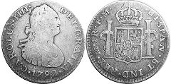 coin Mexico 1 real 1792