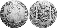 coin Mexico 1 real 1809