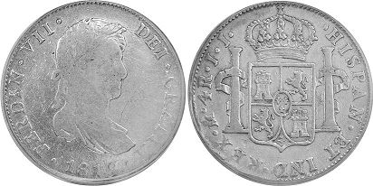 coin Mexico 4 reales 1818