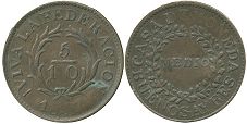 moneda Argentina Buenos Aires 5/10 real 1840