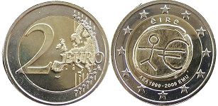 mynt Irland 2 euro 2009