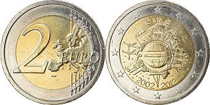 pièce de monnaie Ireland 2 euro 2012