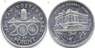 Mađarska 200 forint 1992