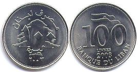 Lebanon 100 livres 2003