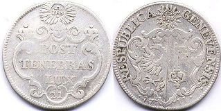 Geneva 21 sols 1711