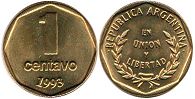 coin Argentina 1 centavo 1993