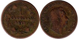 coin Baden 1 kreuzer 1848
