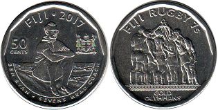 coin Fiji 50 cents 2017