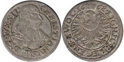 Münze Silesia-Liegnitz-Brieg 3 kreuzer 1668