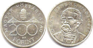 Mađarska 200 forint 1994
