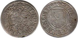 Münze Luzern groschen 1599