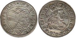 coin Austria 3 kreuzer 1662