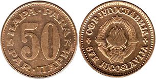 coin Yugoslavia 50 para 1978