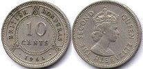 British Honduras 10 cents 1961