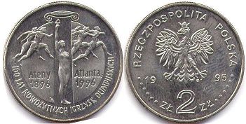 Polska 2 zlote 1995
